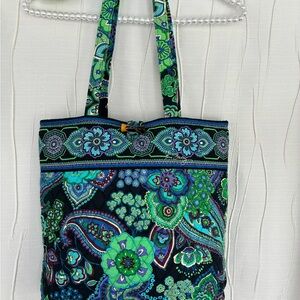 Vera Bradley Blue Rhapsody Floral Tote Bag